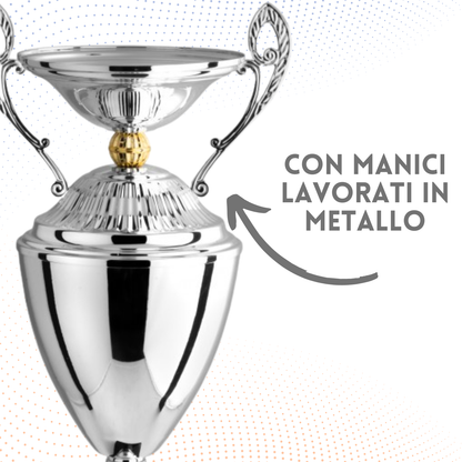 Trofeo con manici da 62 cm, peso da 2,3 Kg | Cod. 3.081