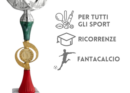 Set 4 premiazioni da 40 - 37 - 35 - 33 cm | Cod. 12.029S