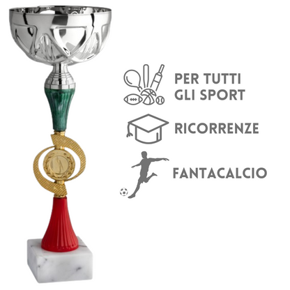 Set 4 premiazioni da 40 - 37 - 35 - 33 cm | Cod. 12.029S