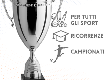 Trofeo con manici da 66 cm, peso da 3,9 Kg | Cod. 1.161