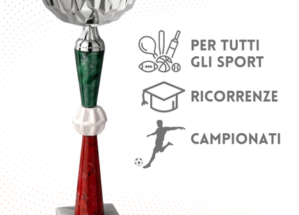 Coppa da 27 cm con base in marmo | Cod. 12.253S