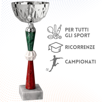 Coppa da 27 cm con base in marmo | Cod. 12.253S