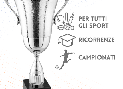 Tris di premiazioni personalizzate con manici 47 - 41 - 37 cm | Cod. 2.141P