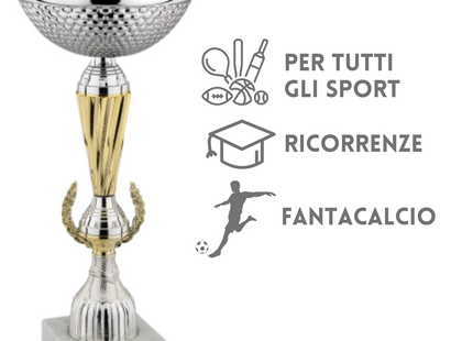 Tris di premiazioni personalizzate 40 - 37 - 35 cm | Cod. 11.509T