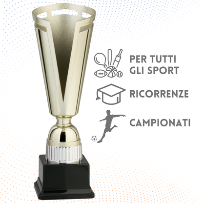 Coppa da 30 cm in ABS colore oro | Cod. 8.631