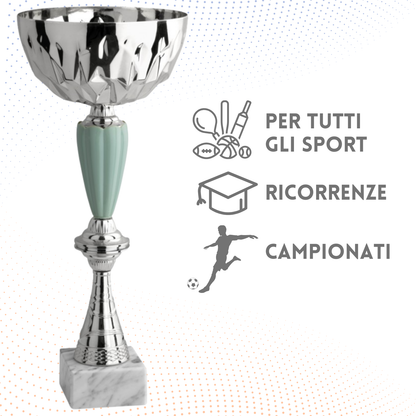 Coppa da 32 cm con base in marmo | Cod. 11.034S