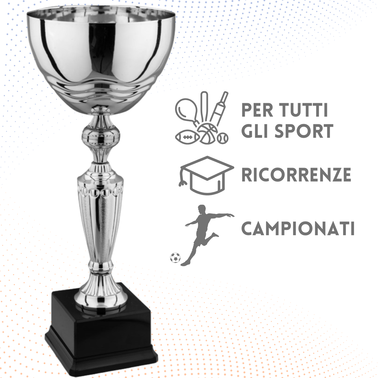 Coppa da 35 cm tazza in metallo | Cod. 8.203