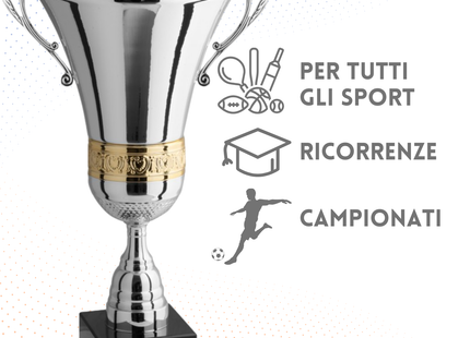 Trofeo con manici 62 cm da 3,7 Kg | Cod. 1.091