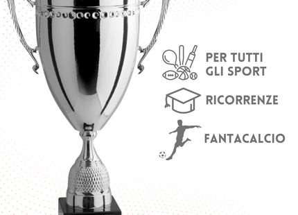 Tris di premiazioni personalizzate con manici 66 - 59 - 53 cm | Cod. 1.161-T