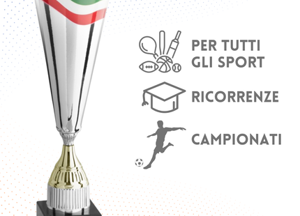 Tris di trofei personalizzati 57 - 52 - 46 cm | Cod. 3.111-T