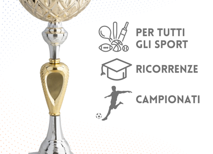 Coppa da 35 cm con base in marmo | Cod. 12.051G