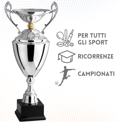 Trofeo con manici da 57 cm, peso da 1,9 Kg | Cod. 3.082