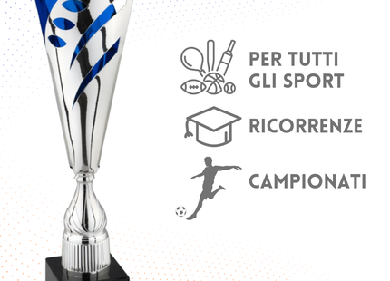 Trofeo in metallo da 55 cm, peso da 1,7 Kg | Cod. 3.193