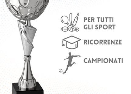 Coppa da 38 cm colore silver| Cod. 8.033S