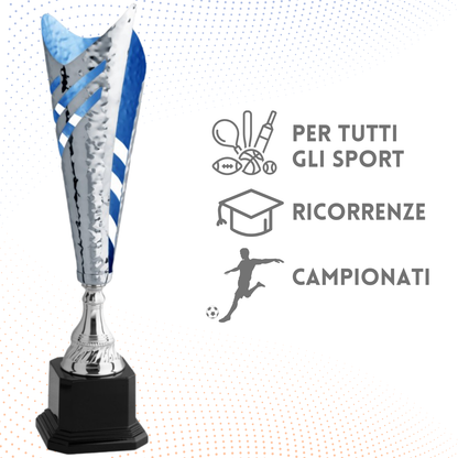 Trofeo in metallo da 38 cm, peso da 0,5 Kg | Cod. 4.563