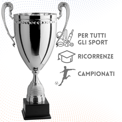 Trofeo con manici da 59 cm, peso da 2,8 Kg | Cod. 1.162