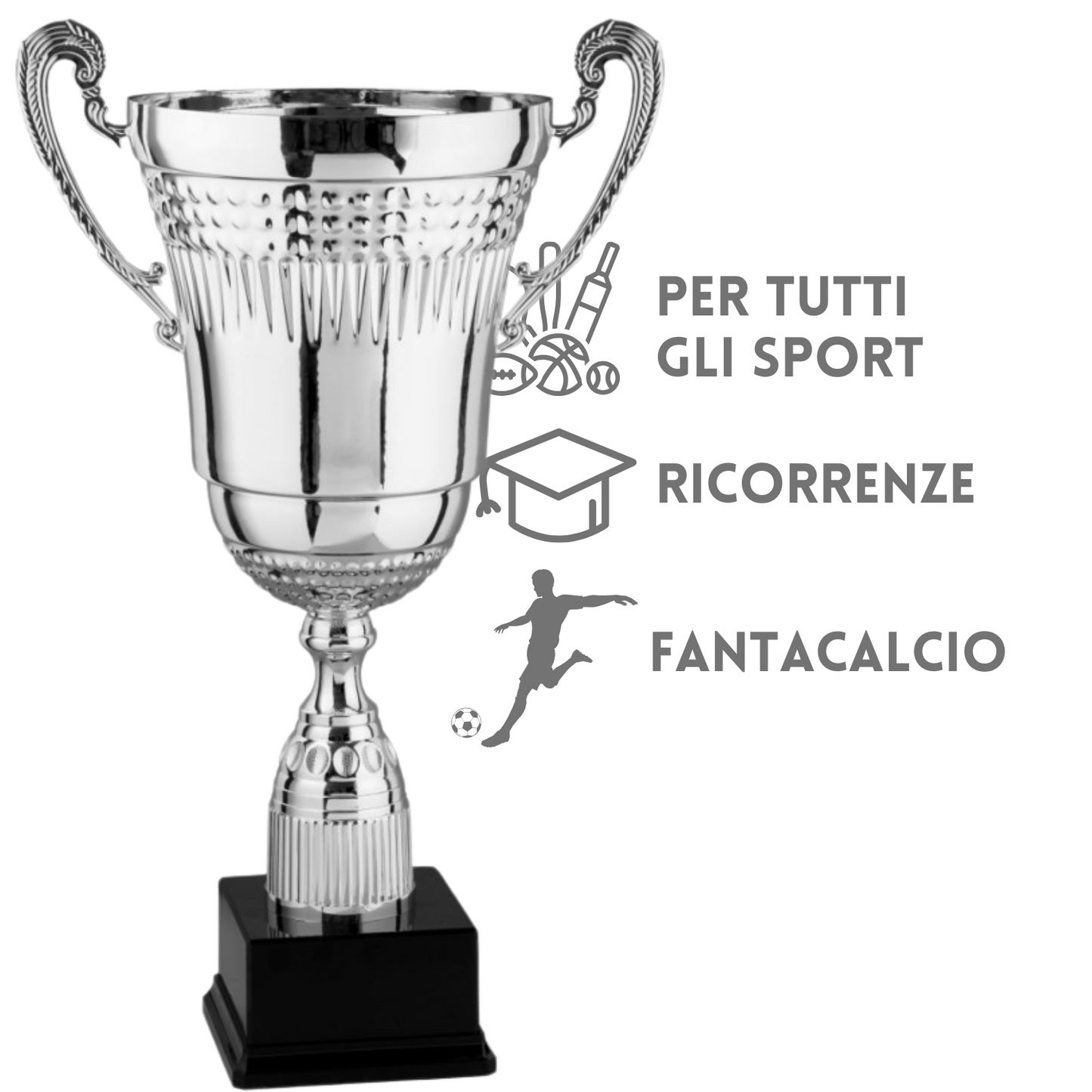 Coppa trofeo con manici da 63 cm | Cod. 2.451