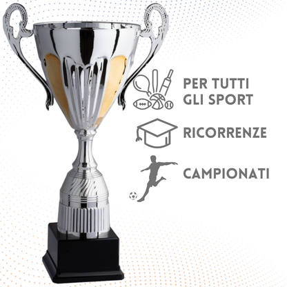 Trofeo con manici da 44 cm, peso da 1,8 Kg | Cod. 4.121