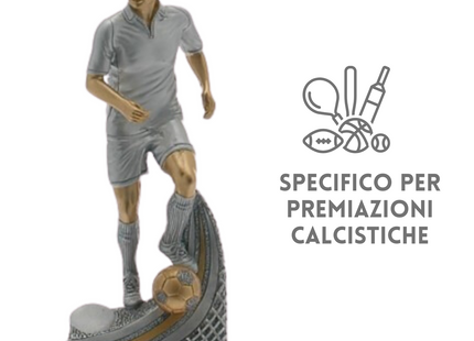 Premio calcistico da 25 cm personalizzato | Cod. 15.284A