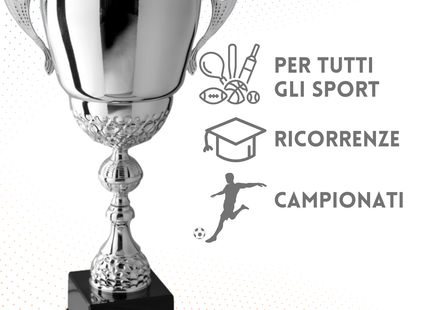 Tris di trofei personalizzati con manici 54 - 48 - 45 cm | Cod. 2.501T