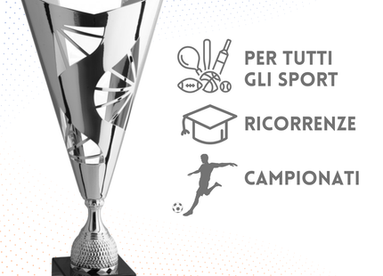 Trofeo in metallo da 65 cm, peso da 2,9 Kg | Cod. 1.033