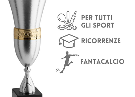 Tris di premiazioni personalizzate 58 - 55 - 49 cm | Cod. 2.419