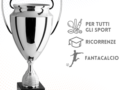Tris di premiazioni personalizzate con manici 64 - 59 - 52 cm | Cod. 1.001T