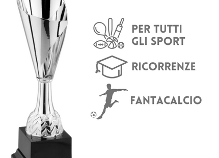 Tris di premiazioni personalizzate 28 - 26 - 25 cm | Cod. 9.079