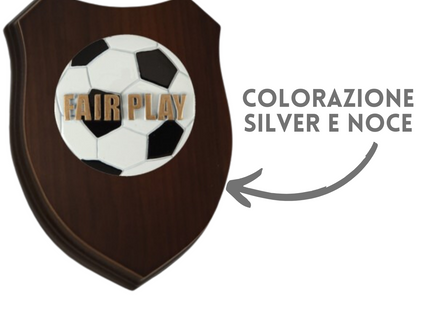 Premiazioni personalizzate crest in legno premio calcio 25.801.37