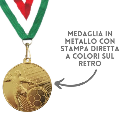 Medaglie personalizzate 50 mm oro | Cod. 23.009.23GQ