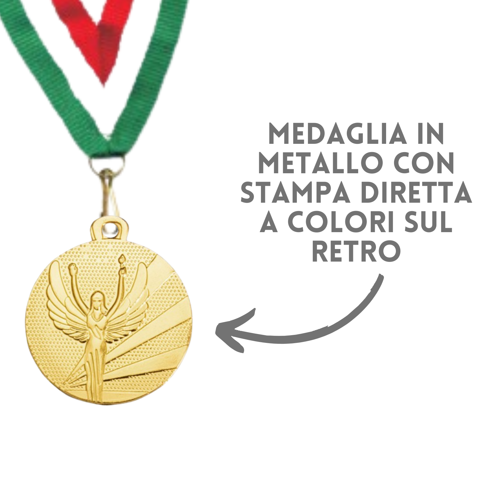 Medaglie personalizzate 32 mm oro | Cod. 23.003.66G