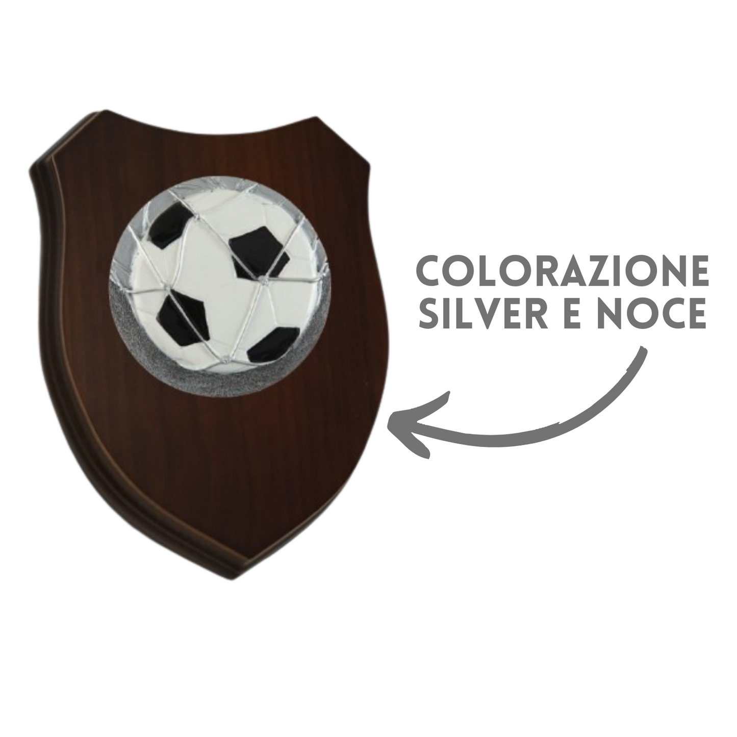 Premiazioni personalizzate crest in legno premio calcio 25.201.11