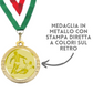 Medaglie Calcio in stock personalizzate 32 mm oro | Cod. 23.001.1CG