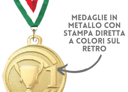 Tris di medaglie personalizzate | Cod. 23.007.52T