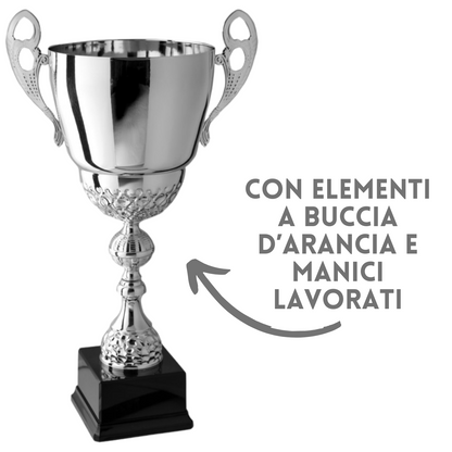 Coppa trofeo lucido con manici 54 cm | Cod. 2.501