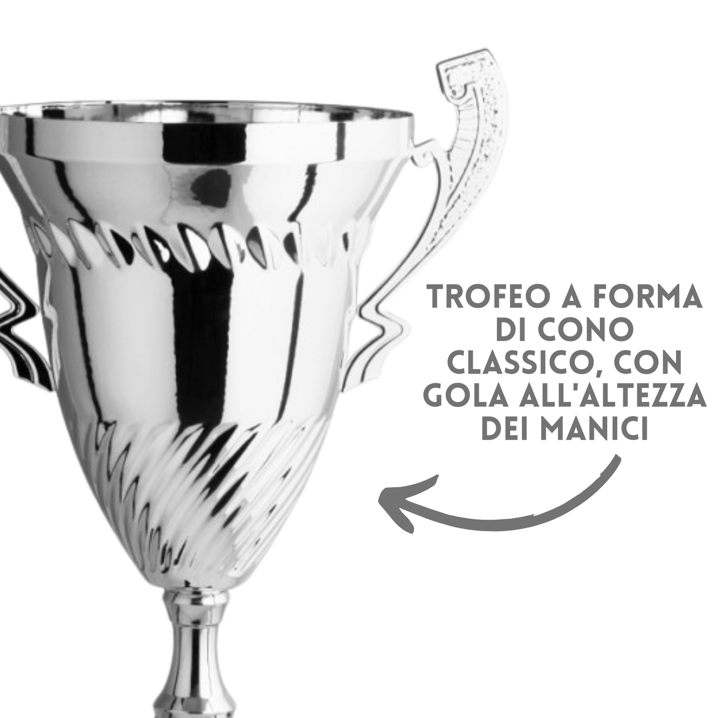 Trofeo prestigioso con manico 54 cm con 2,6 Kg di peso | Cod. 1.152