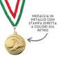 Medaglie calcio in stock personalizzate 32 mm oro Cod. 23.002.48G