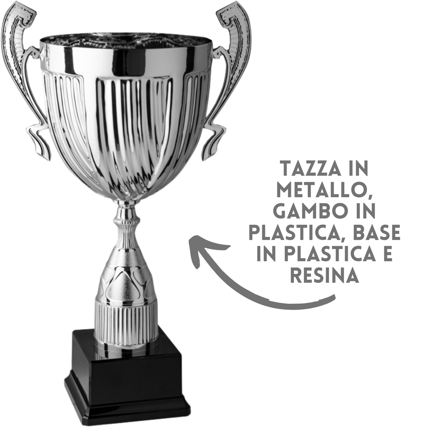 Coppa trofeo classica con manici 49 cm | Cod. 1.232