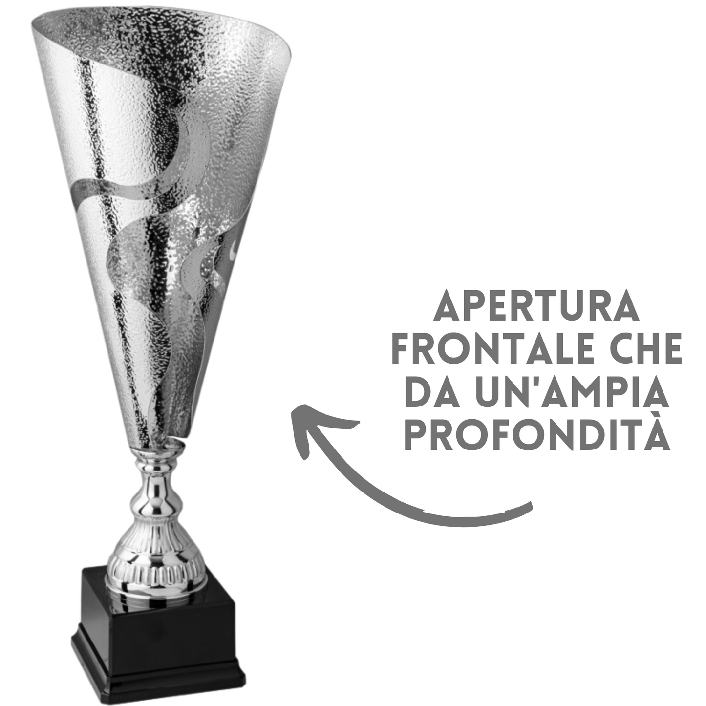 Coppa trofeo lavorazione ruvida da 53 cm | Cod. 2.432