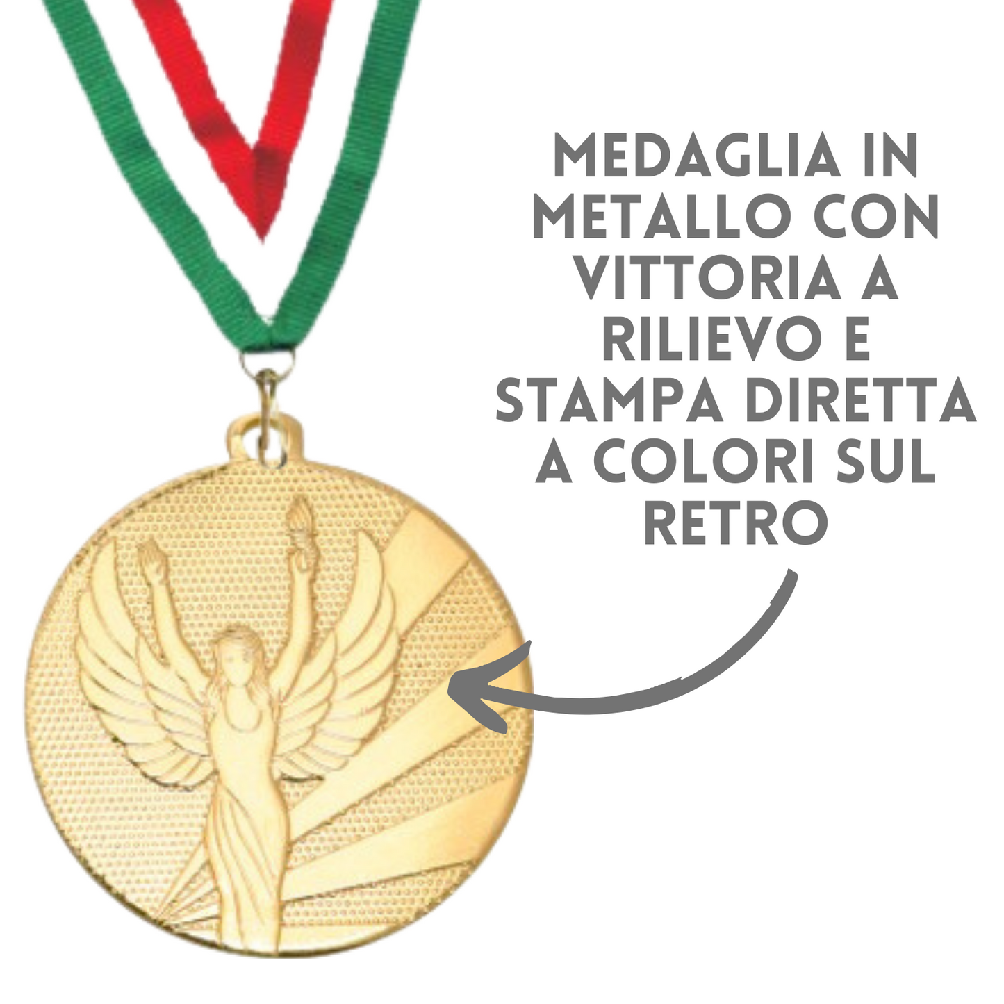 Tris di medaglie personalizzate | Cod. 23.009.23T