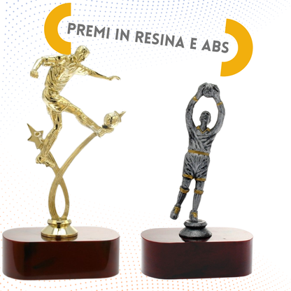 Set completo 6 pezzi premiazioni calcistiche gran risparmio | Cod. Saturno