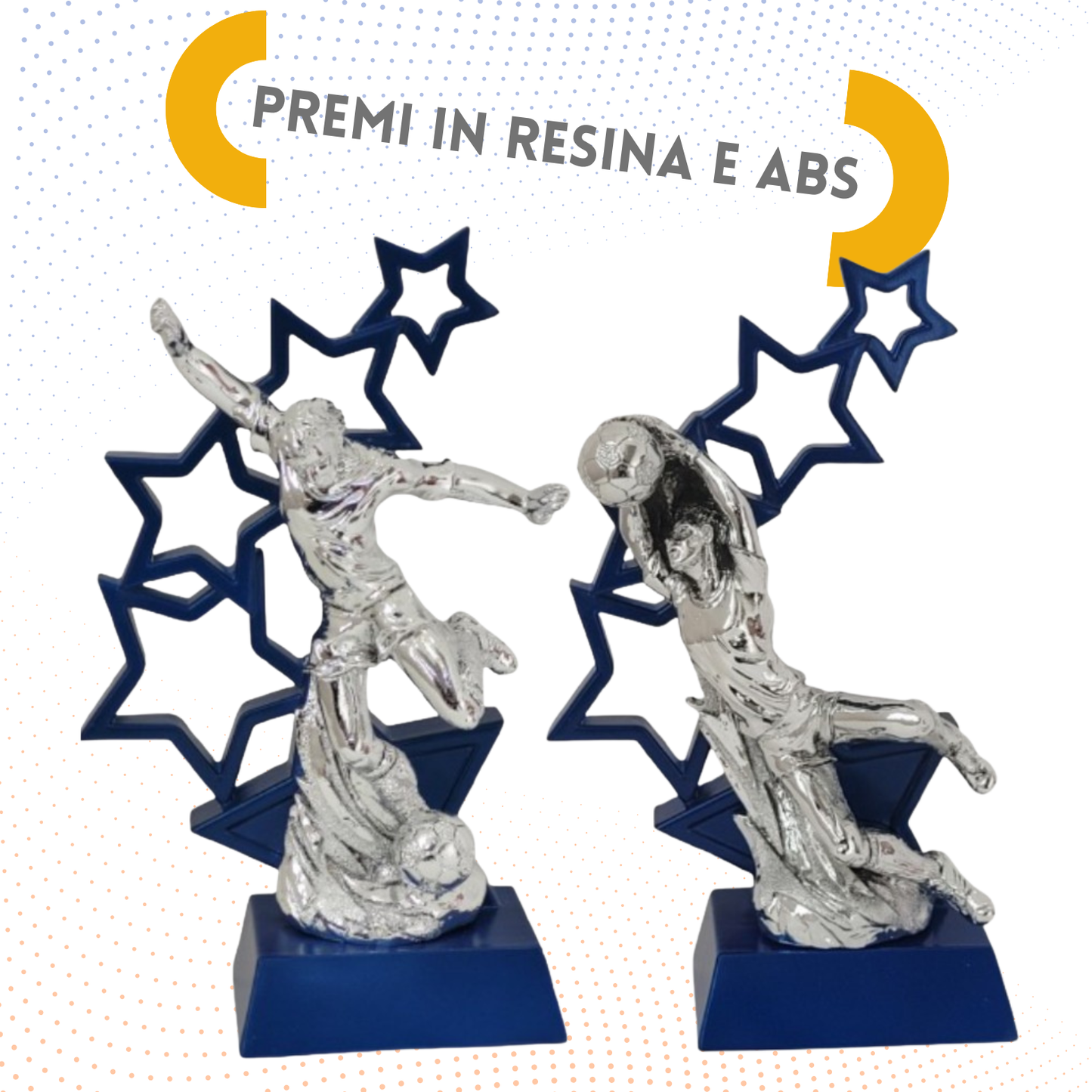 Set completo 5 pezzi premiazioni calcistiche | Cod. Urano