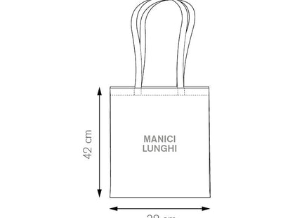 Shopper QUEENIE PG187 in cotone 120 g/m² personalizzabile