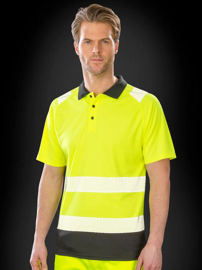 Polo alta visibilità in poliestere riciclato personalizzabile – Result RER501X