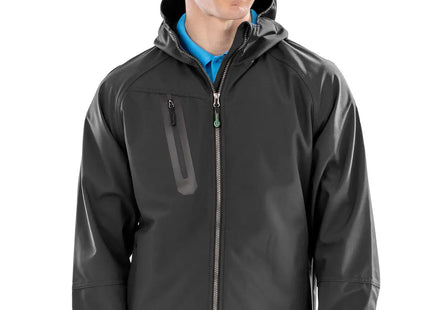 Softshell Result RER909X riciclato con cappuccio