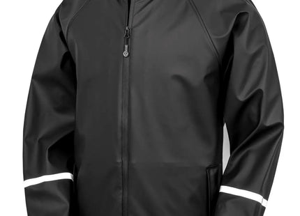 Giacca impermeabile Result Prism RER915X con cappuccio - BLCK black