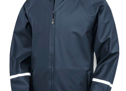 Giacca impermeabile Result Prism RER915X con cappuccio - NAVY navy