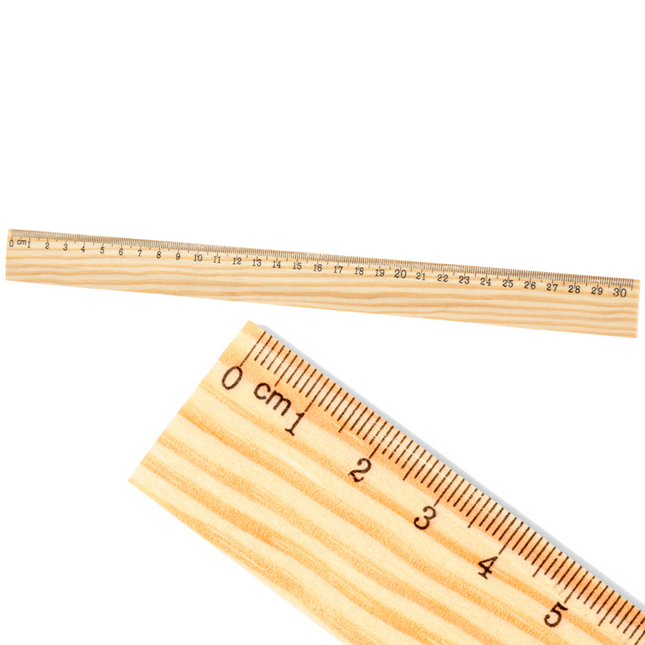 Righello personalizzato in legno naturale | Cod. 20378