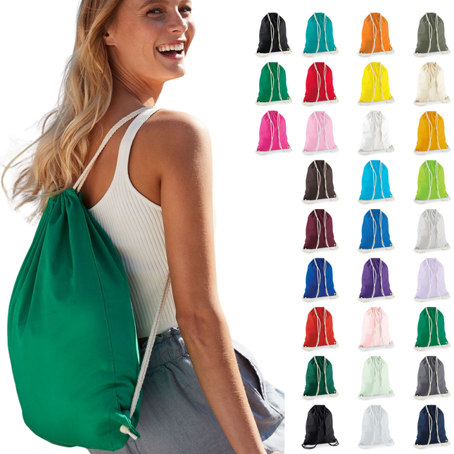 Sacche personalizzate in cotone 30 colorazioni | W110