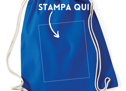 Sacche personalizzate in cotone 30 colorazioni | W110